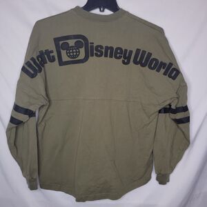 Disney Spirit Jersey T Shirt Womens Medium Green Cotton